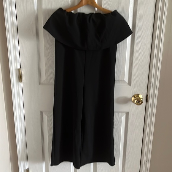 Shein Black Off The Shoulders Short Jumpsuit Size Small